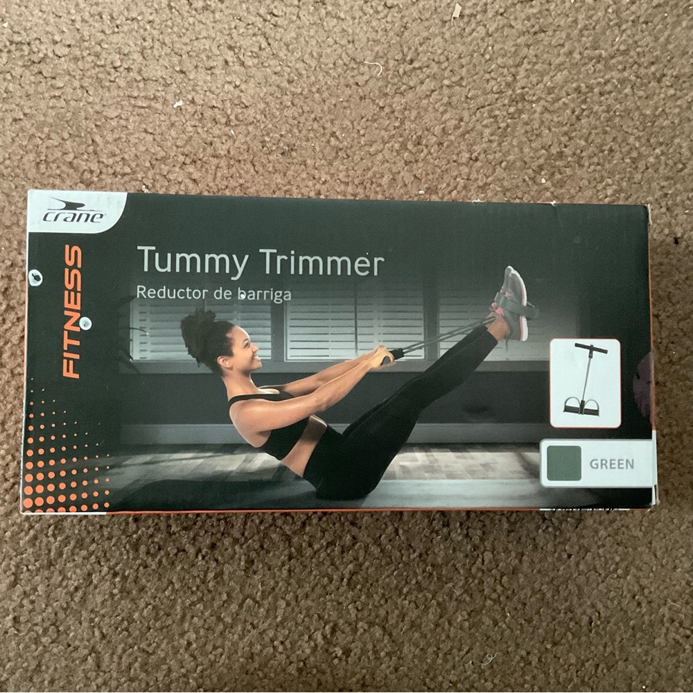 Crane Fitness Tummy Trimmer Green At Home Exercise Tool Core Arms Legs